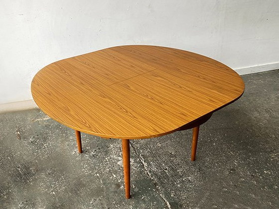 Image 1 of 1960S Mid Century Modern Dining Set Door Schreiber Furniture And Ab Tubular Products