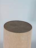Grote Mid Century vintage teakhouten tafellamp
