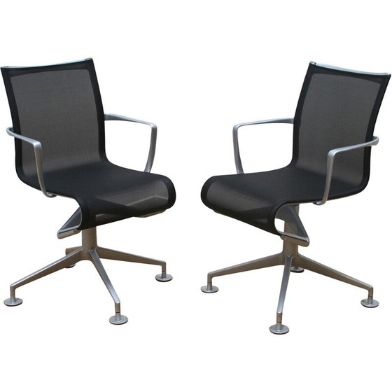 Image 1 of Paar vintage bureaustoelen Meetingframe 436 voor Alias