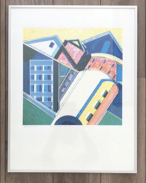 Bob Kemper Zeefdruk – lithos zeefdrukken, Paper, Plastic, Abstract