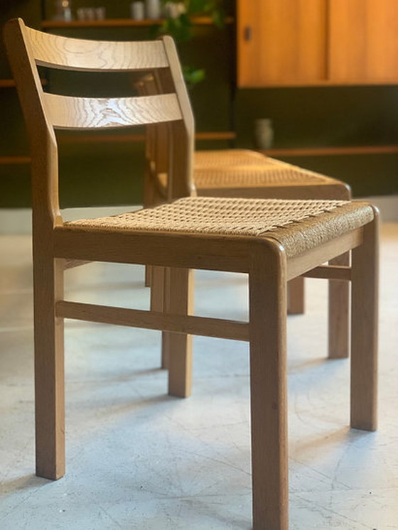 Image 1 of 4x Skovmand Andersen eetkamerstoelen