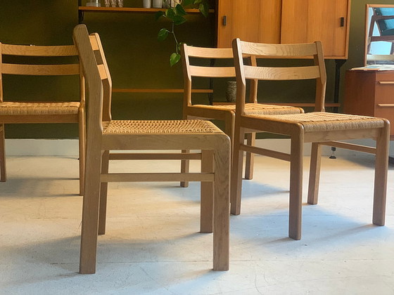 Image 1 of 4x Skovmand Andersen eetkamerstoelen