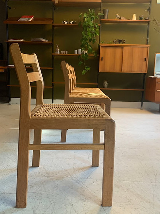 Image 1 of 4x Skovmand Andersen eetkamerstoelen