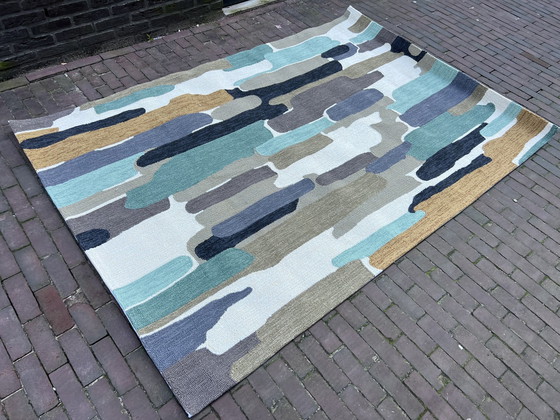 Image 1 of Harlequin Trattino Sea Glass In & Outdoor Vloerkleed