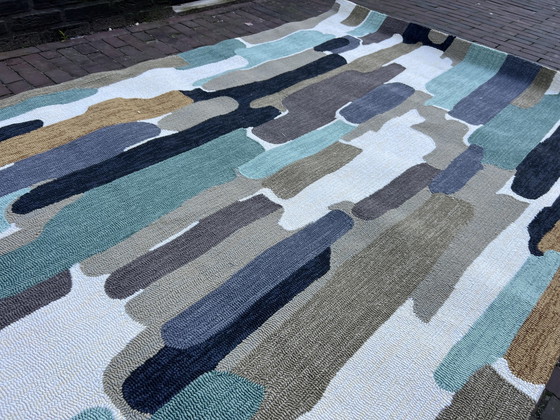 Image 1 of Harlequin Trattino Sea Glass In & Outdoor Vloerkleed