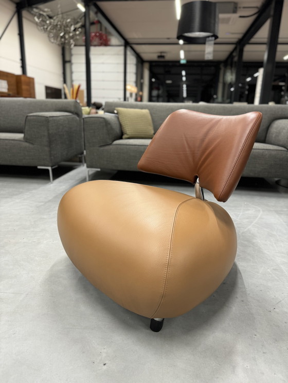 Image 1 of Leolux Pallone Fauteuil leer design stoel Bruin