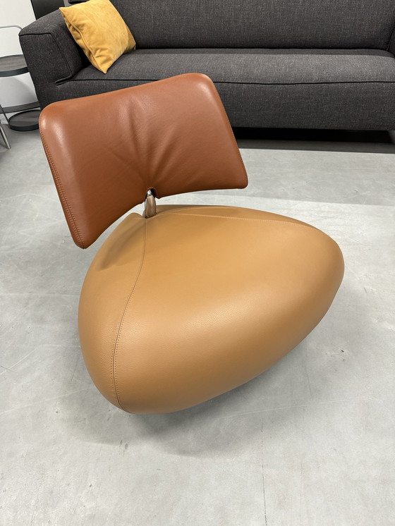 Image 1 of Leolux Pallone Fauteuil leer design stoel Bruin