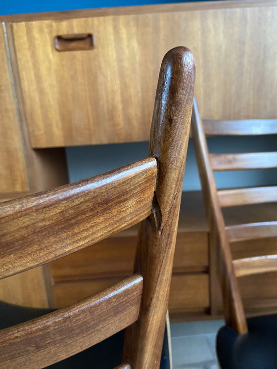 Image 1 of 3 x vintage ladderstoelen