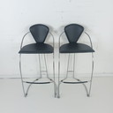 2x Vintage barkrukken