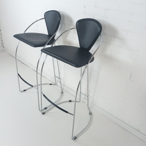 Image 1 of 2x Vintage barkrukken