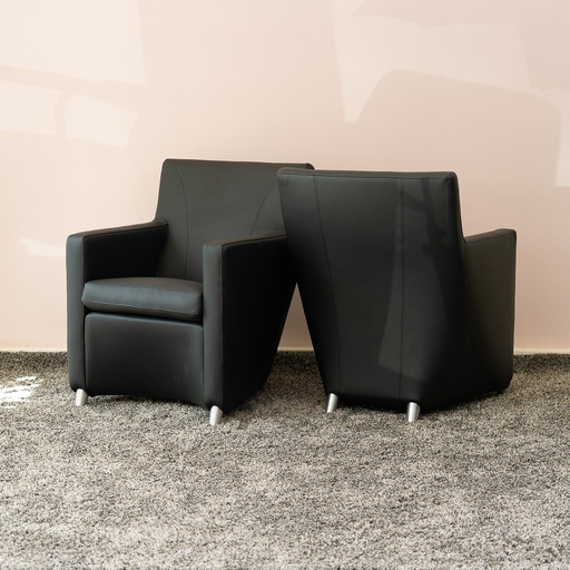 2x Leolux Dolcinea fauteuil