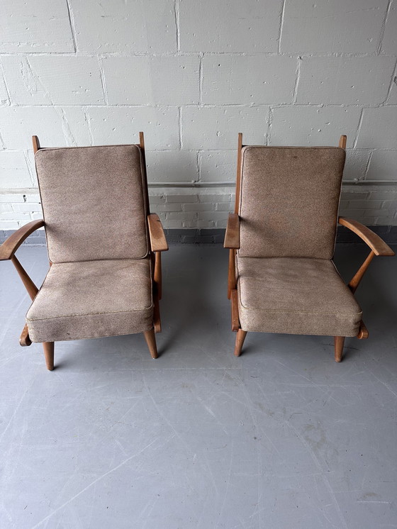 Image 1 of 2 x Vintage stoelen fauteuil 