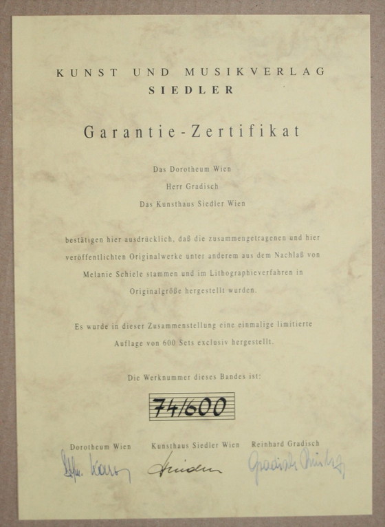 Image 1 of Egon Schiele-portfolio