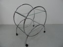 Vintage chrome trolley