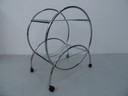Vintage chrome trolley