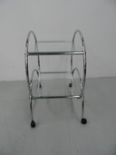 Vintage chrome trolley