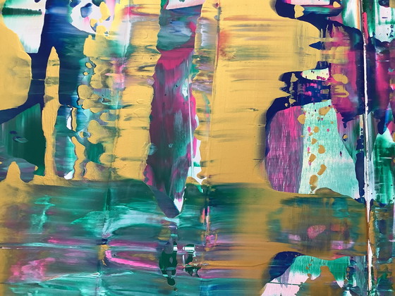 Image 1 of Jürgen Angeler "Golden Rush" schilderij