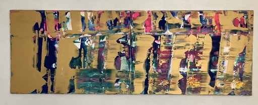 Jürgen Angeler "Golden Rush" schilderij