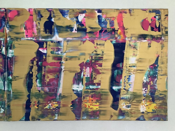 Image 1 of Jürgen Angeler "Golden Rush" schilderij