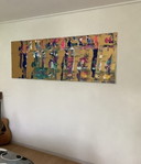Jürgen Angeler "Golden Rush" schilderij