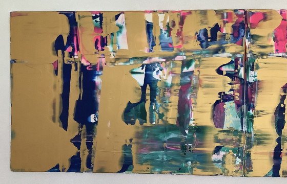 Image 1 of Jürgen Angeler "Golden Rush" schilderij