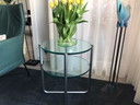 Gispen glazen bijzettafel