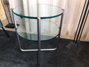 Gispen glazen bijzettafel