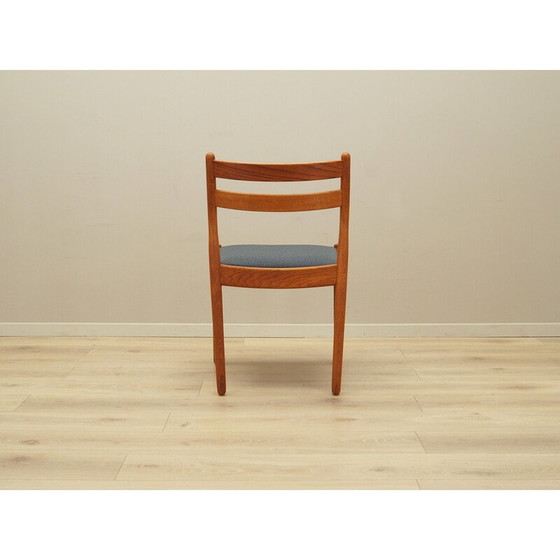 Image 1 of Set van zes teakhouten stoelen, Deens ontwerp, jaren 1970, ontwerper: Poul M. Volther