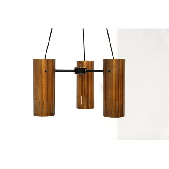 Image 1 of Vintage teakhouten hanglamp, Zweden 1950