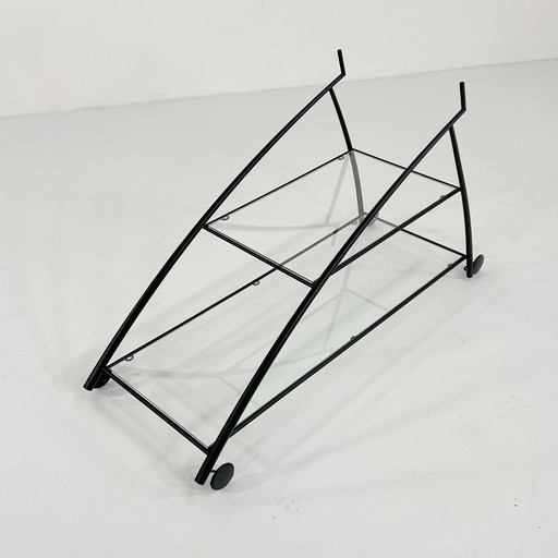 Postmoderne trolley van Gilles Derain voor Lumen, 1980S