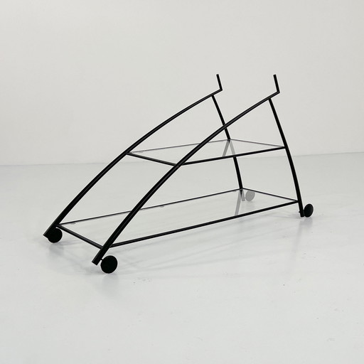 Postmoderne trolley van Gilles Derain voor Lumen, 1980S