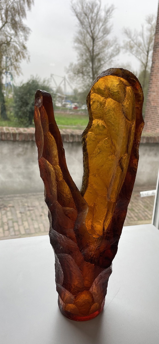 Image 1 of Unique Glasobject “ Ambre” Van Petr Karizek