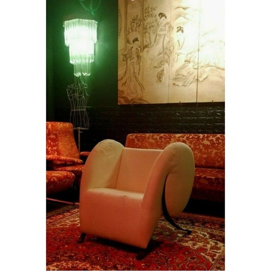 Image 1 of Vintage fauteuil "comma" van Yaacov Kaufman voor Arflex 1991