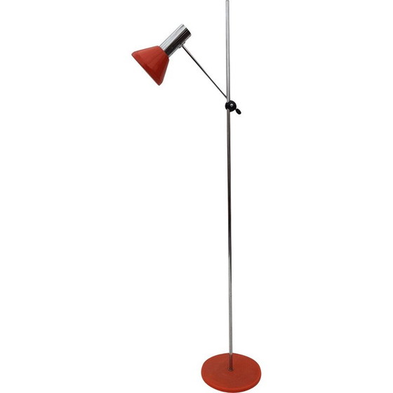 Image 1 of Oranje vloerlamp van Gura Leuchten - 1960