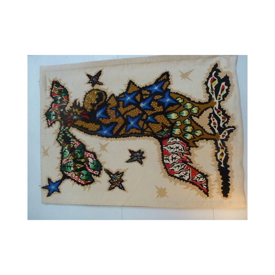 Image 1 of Het vintage wandtapijt van Jean Luract