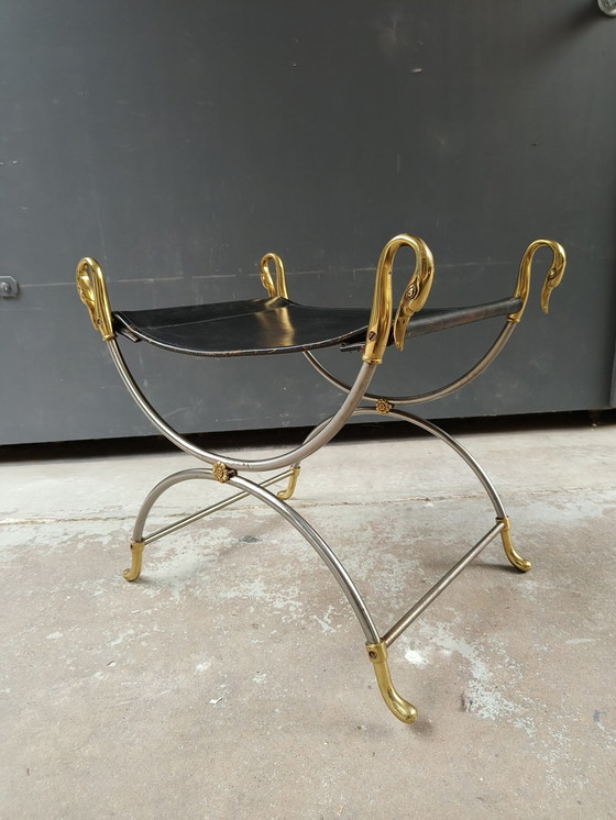 Image 1 of Vintage swan stool