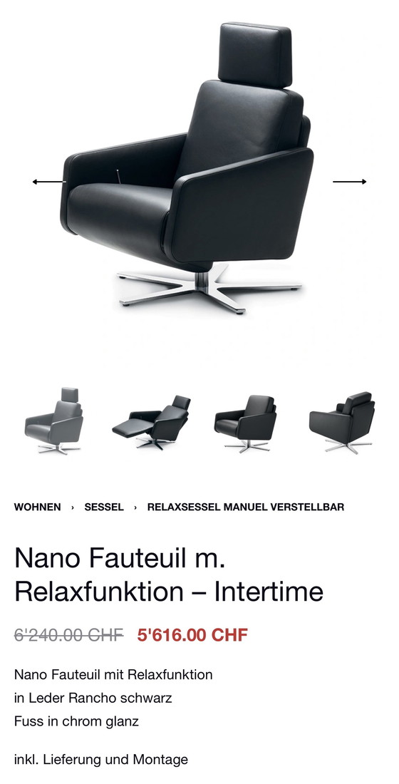 Image 1 of Intertime Nano relaxfauteuil multi move