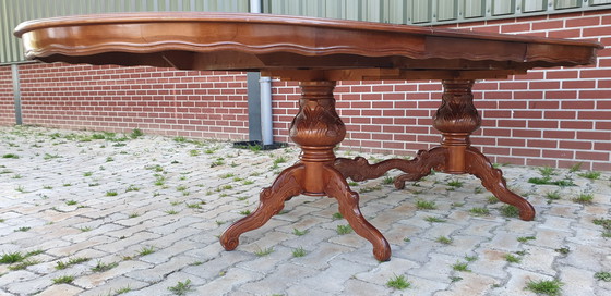 Image 1 of Top Conditie Nieuwstaat Barok Uitschuifbaar Eetkamer Tafel 