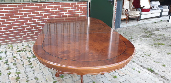 Image 1 of Top Conditie Nieuwstaat Barok Uitschuifbaar Eetkamer Tafel 