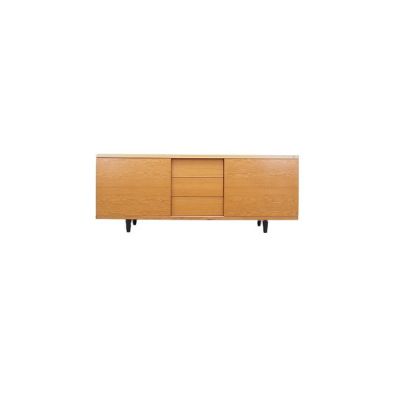 Image 1 of Essenhouten dressoir, Deens ontwerp, jaren 1990, vervaardigd door Skovby