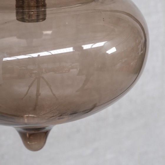 Image 1 of Vintage glazen hanglamp, Frankrijk 1930