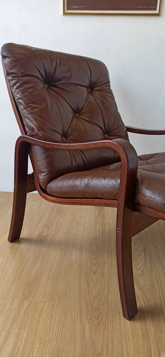 Image 1 of 2x J. M. Birking & Co Kopenhagen Loungestoelen