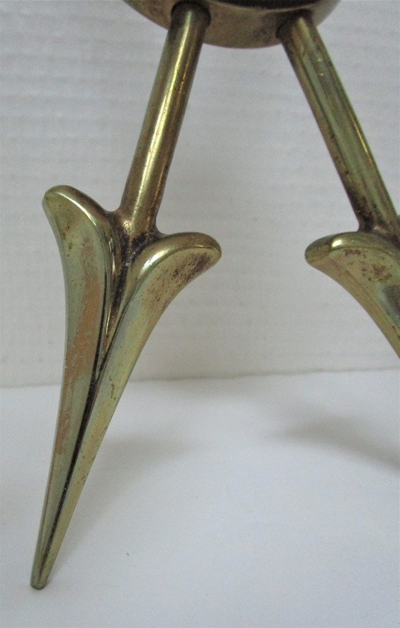 Image 1 of Paar Bronzen Pijl Wandlampen Lucien Gau