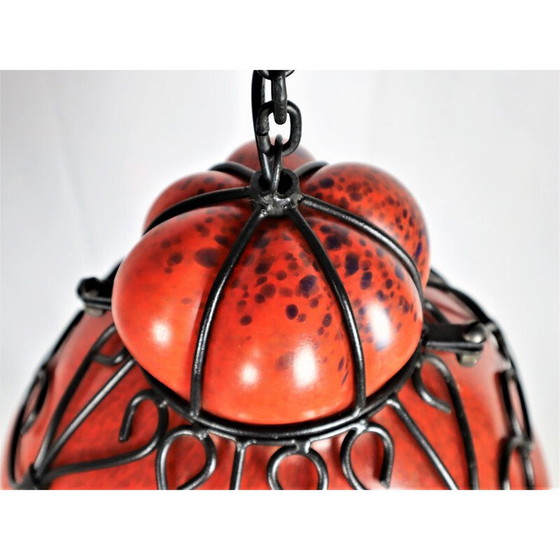 Image 1 of Venetiaanse lantaarn van geblazen Murano glas, 1970