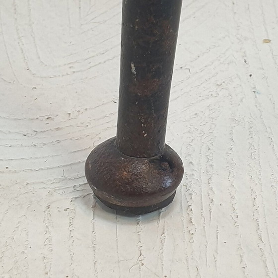 Image 1 of Set van 4 vintage Italiaanse metalen eetkamerstoelen, jaren 1960