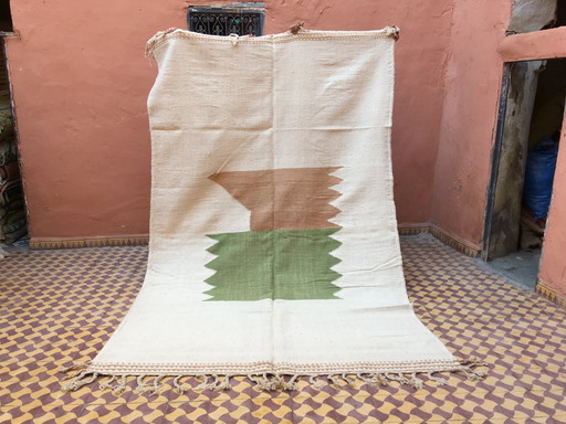 Kelim Boujaad Berber Tapijt 311 X 197 Cm