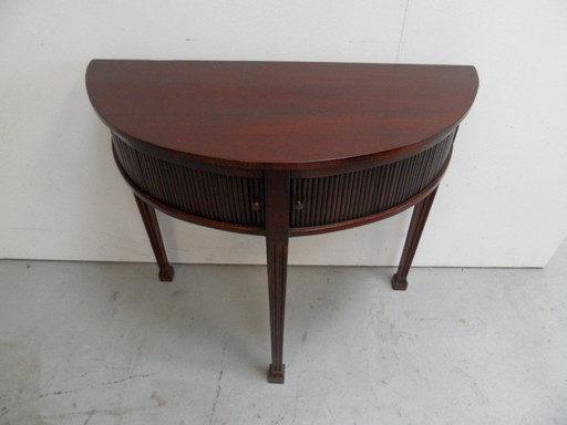 Vintage Mahonie Halve Maan Tafel