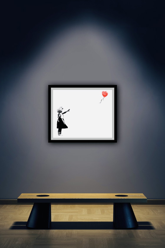 Image 1 of Banksy: “Heart Balloon”.