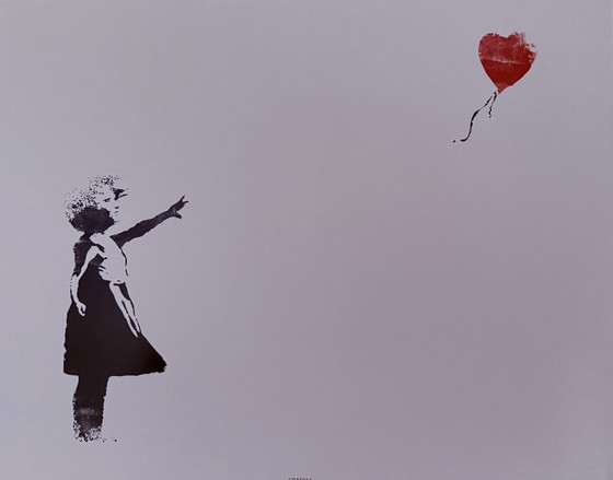 Image 1 of Banksy: “Heart Balloon”.