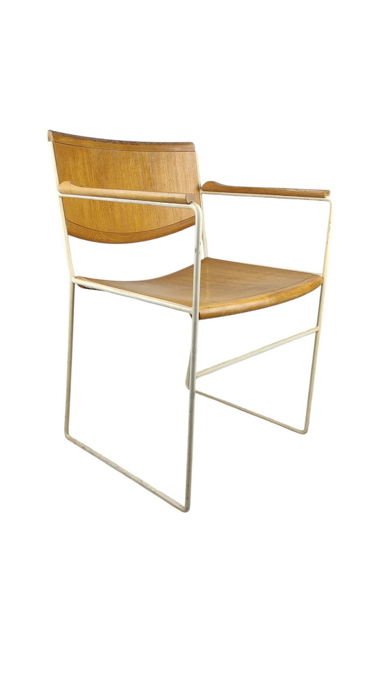 Image 1 of Design Eetkamerstoelen Arco 1980S